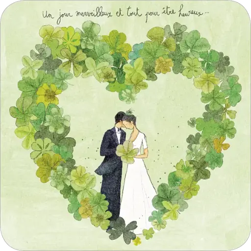 [BA 331] BA 331 Carte carrée 14x14 Anso Rutsaert "Un jour merveilleux"