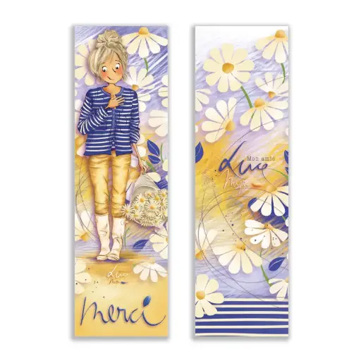 [MP 025] MP 025 - Marque page Mon Amie Luce "Merci"