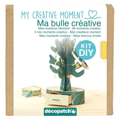 [KIT045C] Ma bulle créative - mini kit arbre à bijoux 