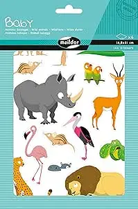[AE228C] Baby, Animaux sauvage, Sach 6 pl
