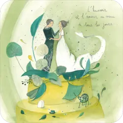 [BA 269] BA 269 Carte carrée 14x14 Anso Rutsaert "L'humour et l'amour"