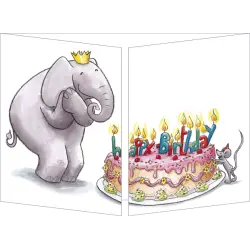 [CT 375] Carte Cache-Cache "Tempête sur le gâteau"