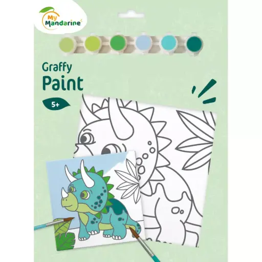 [PP050C] Graffy Paint, Dino 20x20 cm