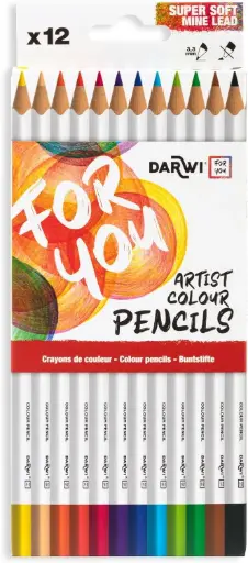 [DF2100012K01C] DFY 12 crayons couleurs standards  