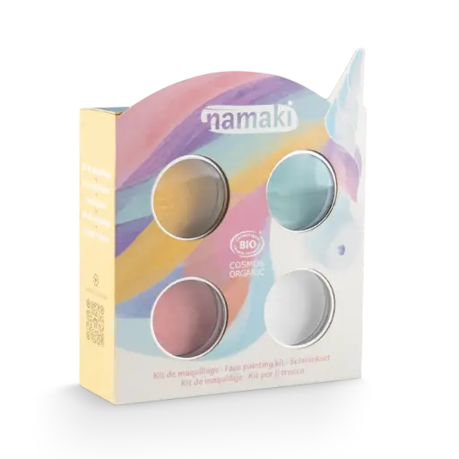 [NA110948] Kit de maquillage 4 couleurs - Licorne