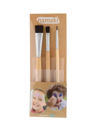 [NA110305] Kit 3 pinceaux de maquillage
