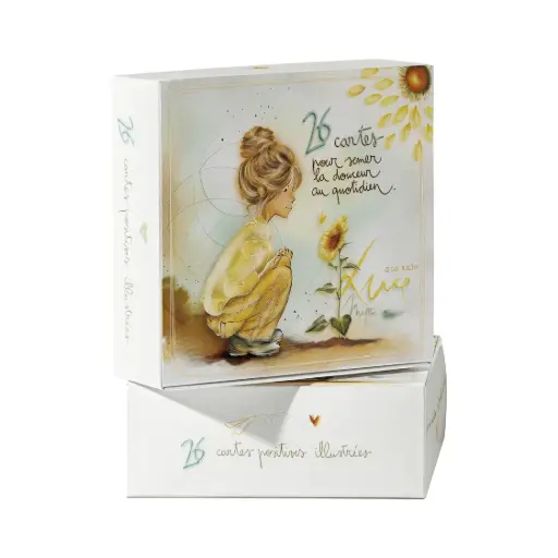 [COF 002] Coffret cartes à piocher - Tournesol - Mon Amie Luce