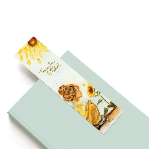 [MP 032] MP 032 - Marque-page Mon Amie Luce "Tourne-toi vers le soleil"