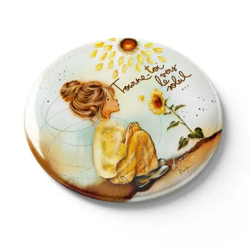 [MGN 060] MGN 060 - Magnet "Tourne-toi vers le soleil" - Mon Amie Luce 