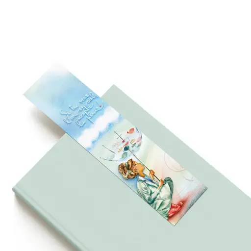 [MP 029] MP 029 - Marque-page Mon Amie Luce "Si tu veux l'arc-en-ciel"