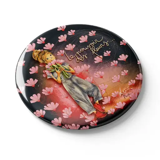 [MGN 075] MGN 075 - Magnet "Le pouvoir des fleurs" - Mon Amie Luce