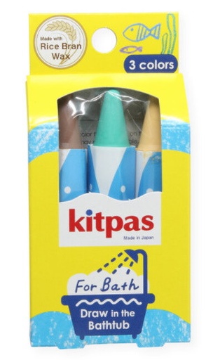 [B-FB3C-SAN] Rice Wax Kitpas for bath 3 colors - 2 Turtle