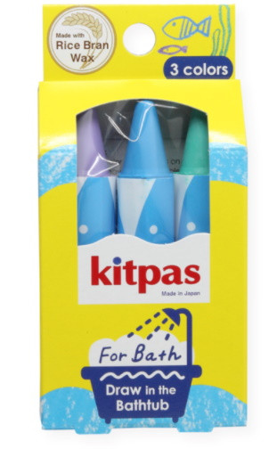 [B-FB3C-KAM] Rice Wax Kitpas for bath 3 colors- 4 Fish