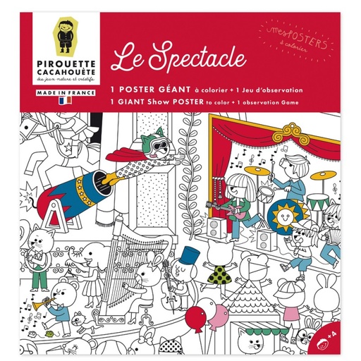 [PCPOSSCL] Poster à colorier spectacle