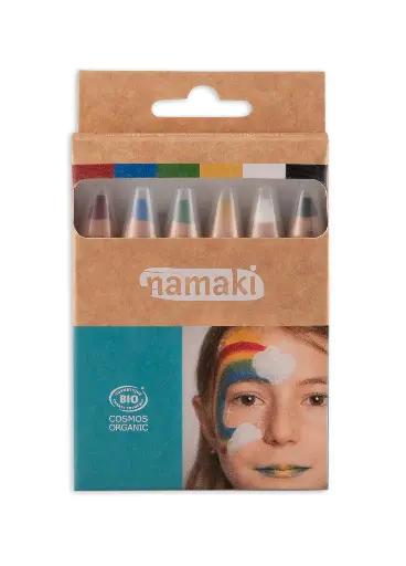[NA110060] Kit 6 crayons de maquillage Arc-en-Ciel