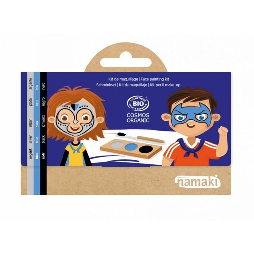 [NA110084] Kit de maquillage 3 couleurs Chevalier & Superhéros