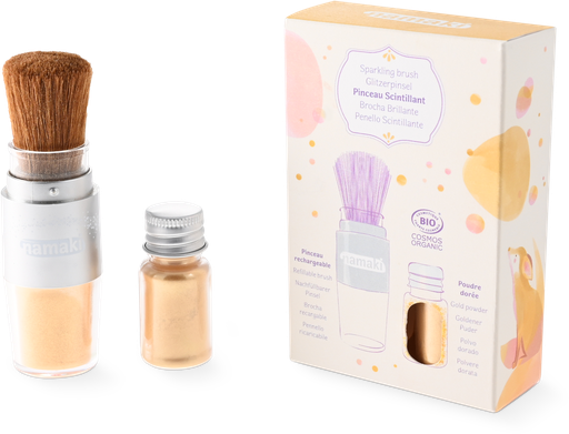 [NA110105] Pinceau Magique & Poudre Scintillante - Or 