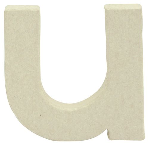 [AC833C] Petite lettre kraft u 8,5cm