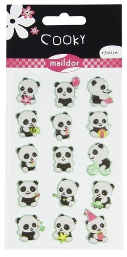 [CY016O] Cooky, Sach 1 pl 7,5x12cm, Panda