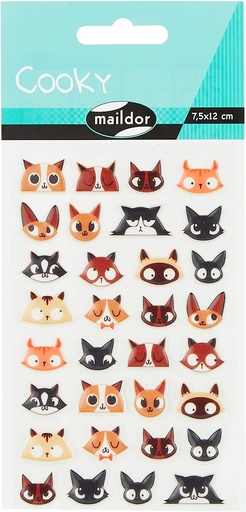 [CY032O] Cooky, Katten hoofden