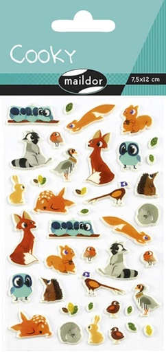 [CY081C] Cooky, Dieren van het bos