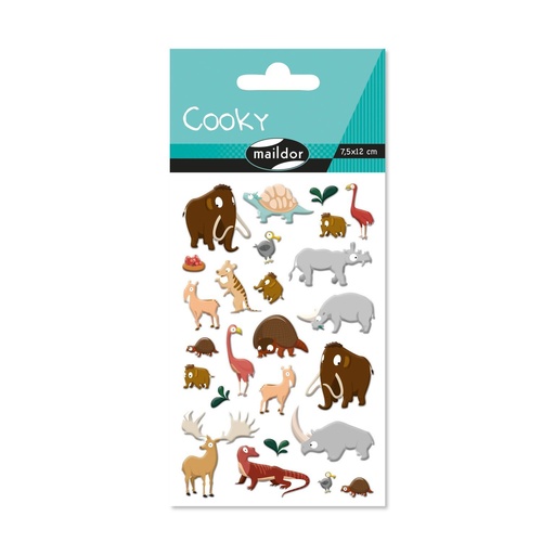 [CY135C] Cooky, Pak 1 vel 7,5x12cm Prehistorie