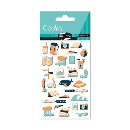 [CY138C] Cooky, Pak 1 vel 7,5x12cm Reizen