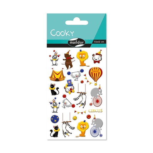[CY139C] Cooky, Pak 1 vel 7,5x12cm Circus