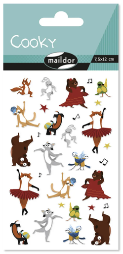 [CY149C] Cooky, Sach 1 pl 7,5x12cm, Danseuses