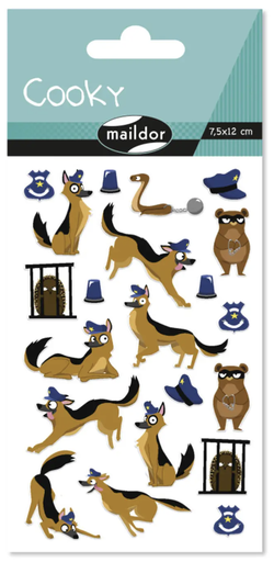 [CY150C] Cooky, Sach 1 pl 7,5x12cm, Police