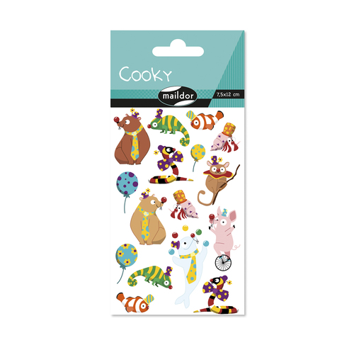 [CY158C] Cooky, Sach 1 pl 7,5x12cm, Clowns