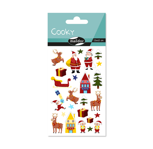 [CY159C] Cooky, Sach 1 pl 7,5x12cm, Noël