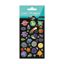 [CY163C] Cooky Phospho Sach 1pl 7,5x12cm Planètes