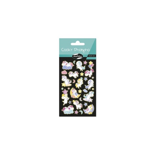 [CY164C] Cooky Phospho Sach 1pl 7,5x12cm Licornes