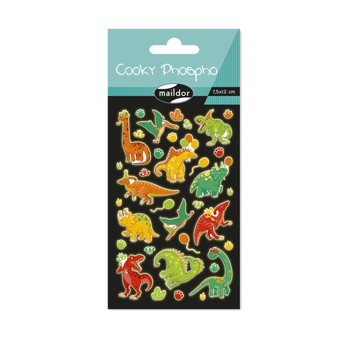 [CY165C] Cooky Phospho, Sach 1 pl 7,5x12cm, Dino