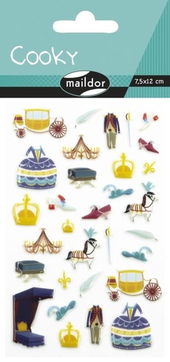 [CY091C] Cooky, Pack 1 sh 7,5x12cm, Castles