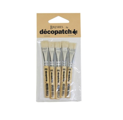 [PACKPC05O] Pack de 5 petits pinceaux pure soie