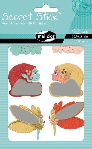 [AE096] * Secret Stick', Pack 2 sh 10,5x16cm, Fa