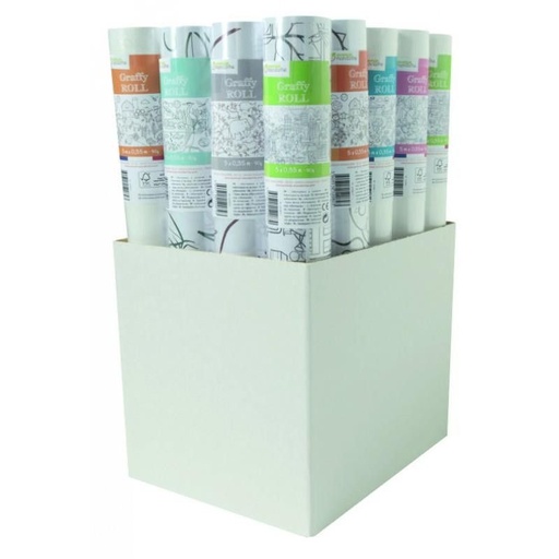 [GY084C] Graffy Roll, Empty display for 20 rolls