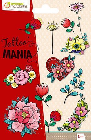 [CC051C] Tattoo' Mania, Fleurs