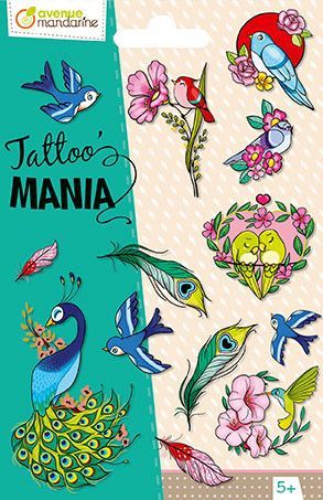 [CC055C] Tattoo' Mania, Oiseaux