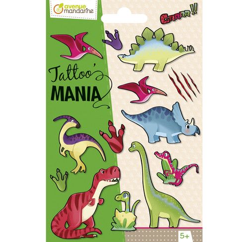 [CC059C] Tattoo Mania, Dinosaures