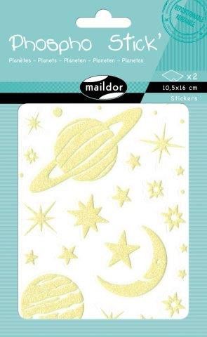 [AE078O] Phospho Stick', Planeten, zakje 2 vel