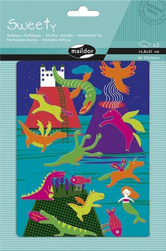 [AE133] * Sweety, Pack 2 sh 14,8x21cm, Mythic an