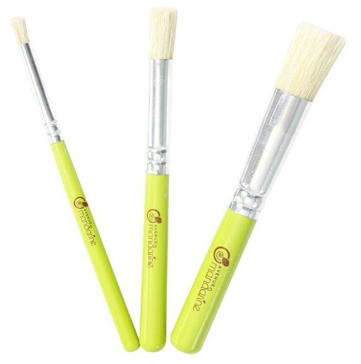 [42462MD] Set de 3 pinceaux pochoir