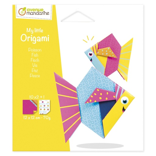 [OR510C] My little Origami, Poisson, 12 x 12 cm, 20F, 70g