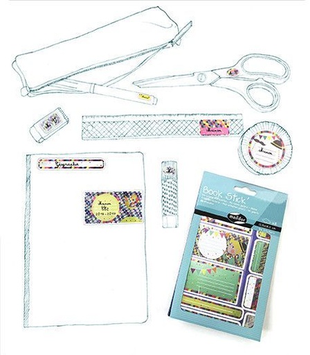 [AE111] Book Stick', Book 8 pl 11,5x18,5cm, Gale