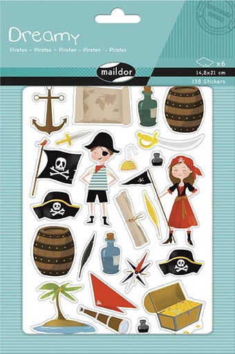 [AE136O] Dreamy, Sach 6 pl 14,8x21cm, Pirates