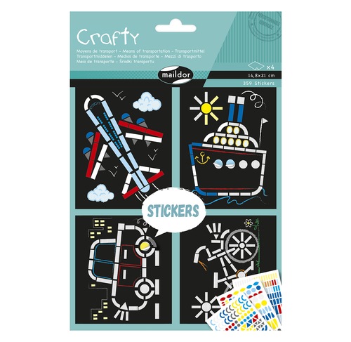 [AF035C] Crafty, 14,8x21 cm, Transports