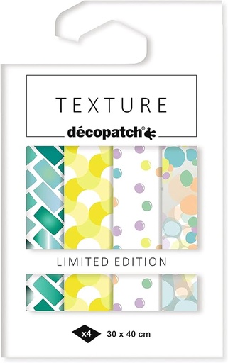 [TD894C] Assortiment 4 papiers foil ColourTherapy